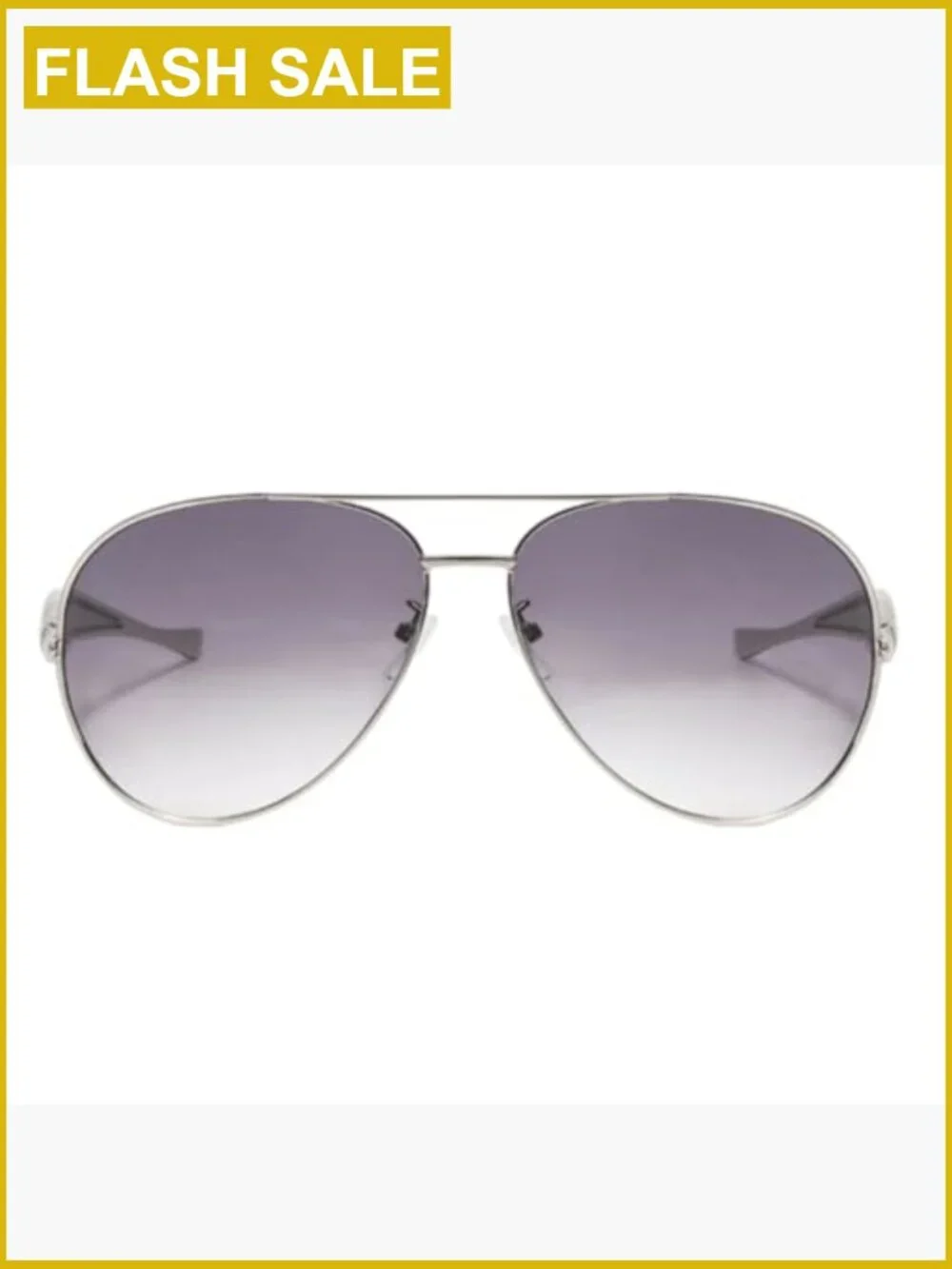 Oversized Pilot Frog Eye Sunglasses Metal Frame Retro UV400 Shades